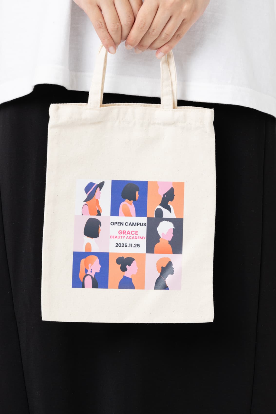 まいにちキャンバスフラットバッグ（S）