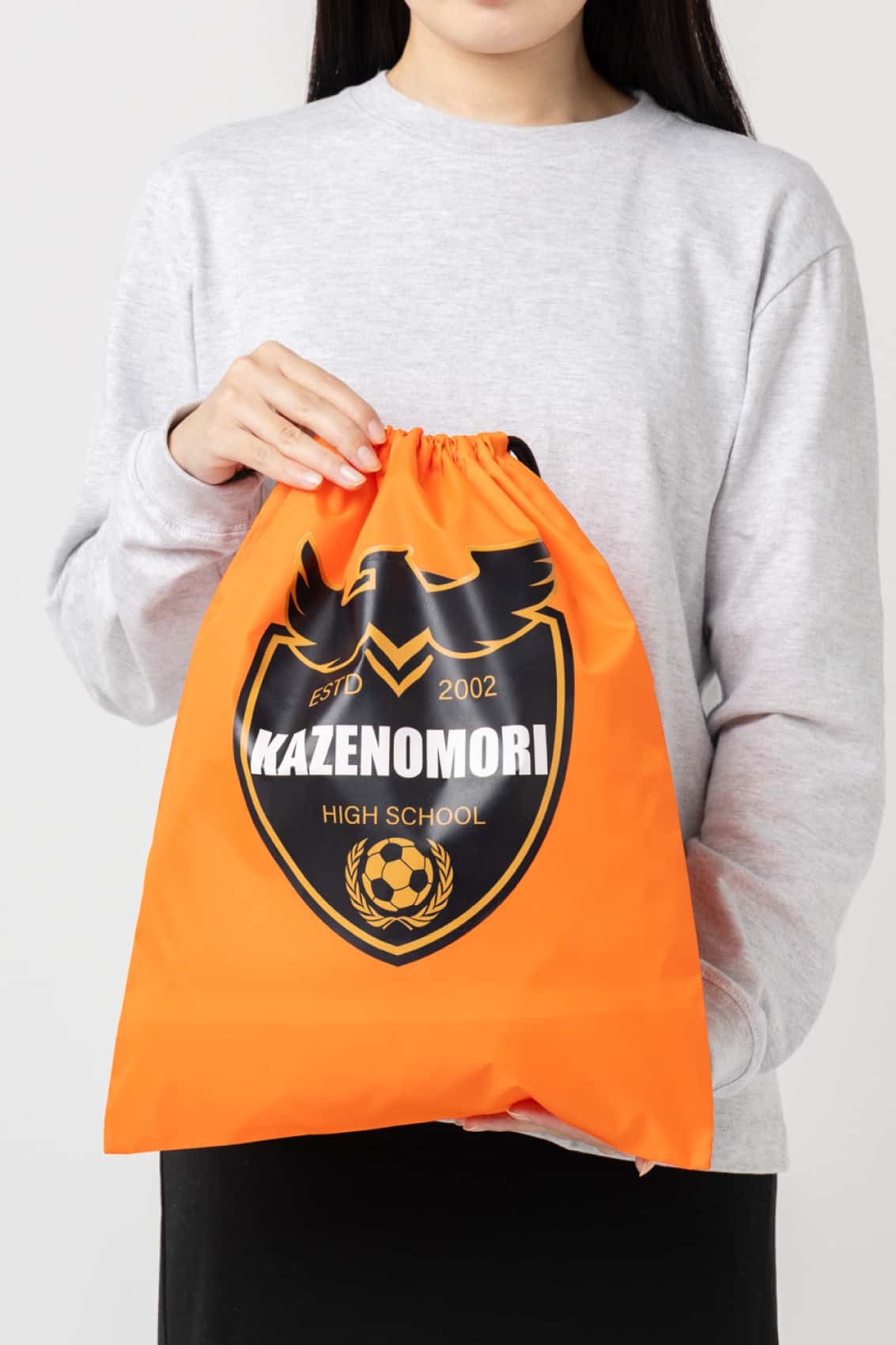 さくっと入るシューズバッグ