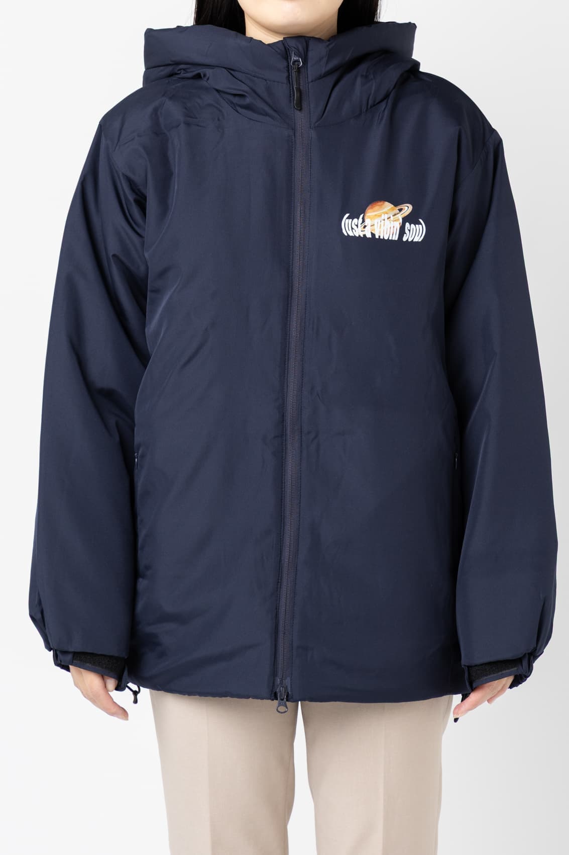 プレーン中綿入りフードブルゾン｜ジャンパー・ブルゾン・ジャケット