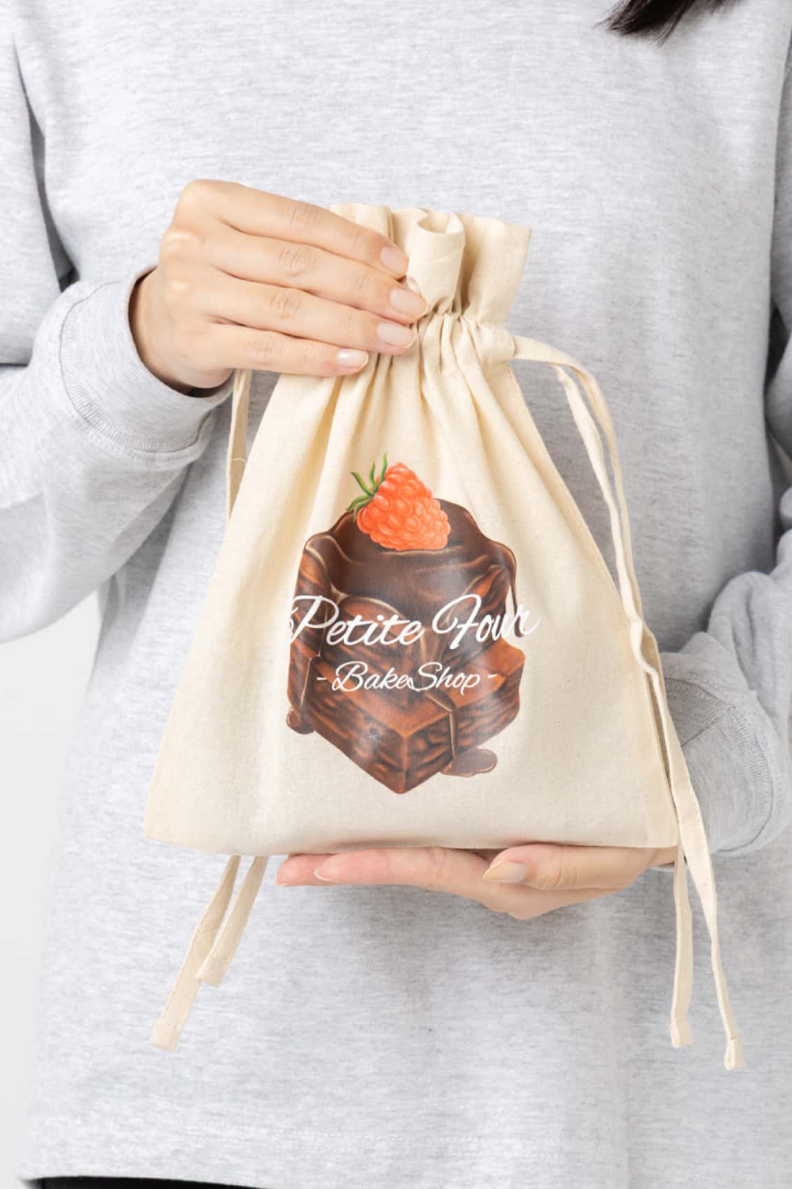 オーガニックコットン巾着（M）