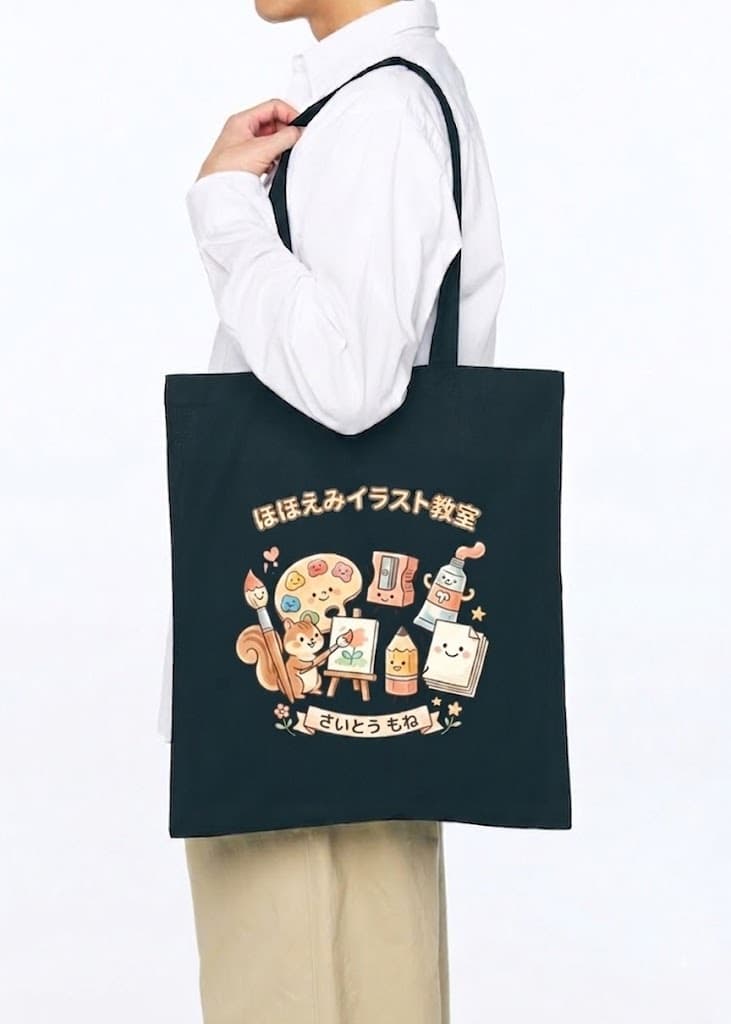 デイリーフラットトートバッグ（L）｜トートバッグ