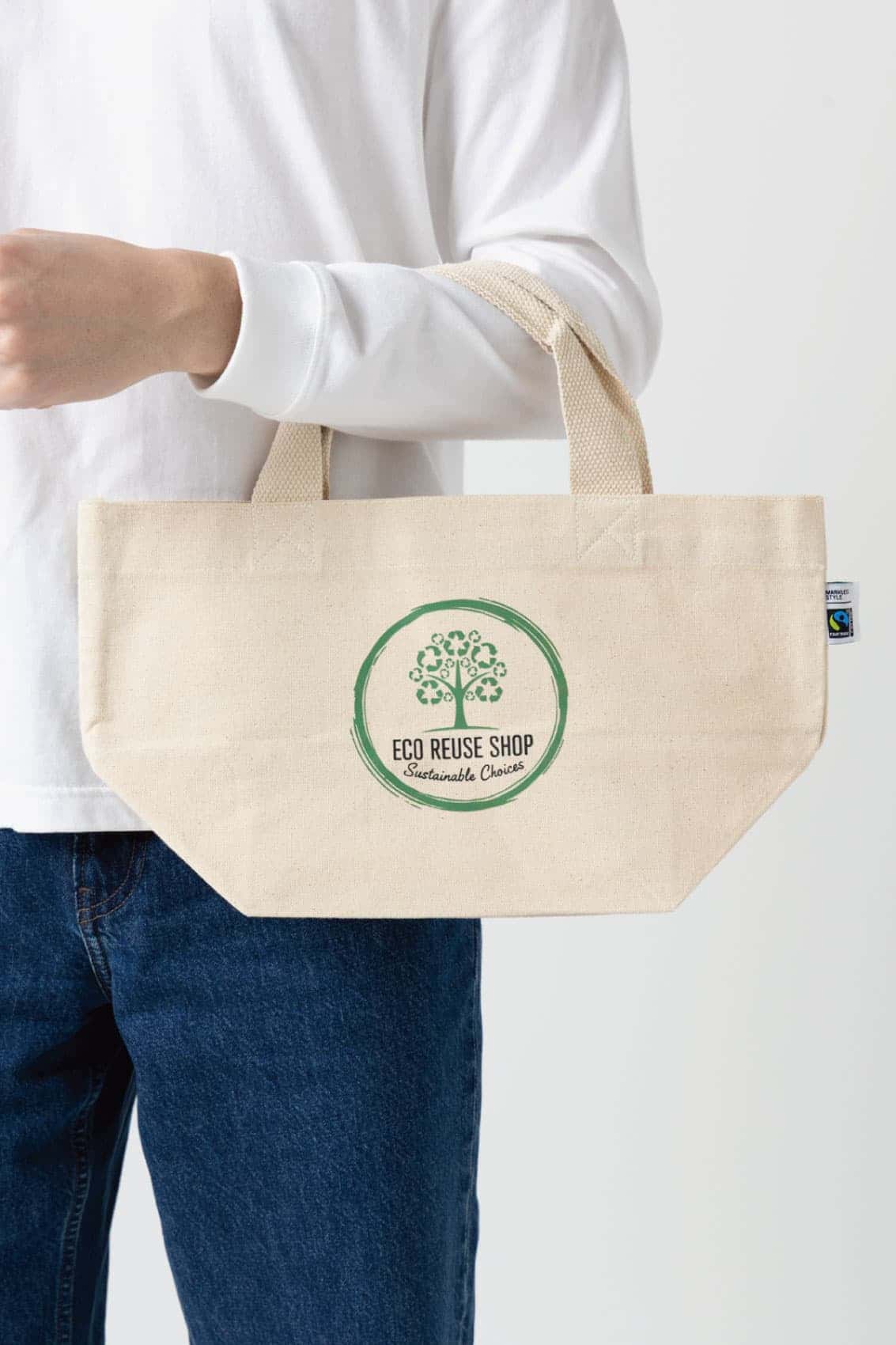 フェアトレードキャンバストート（S）ナチュラル｜トートバッグ