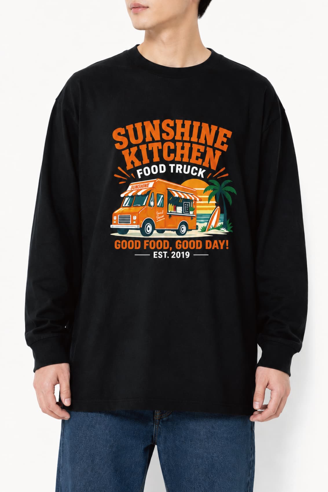 ざっくり厚手ロングTシャツ｜Tシャツ