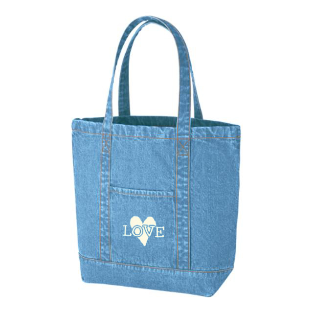 デニムライントート（Ｌ）の商品画像