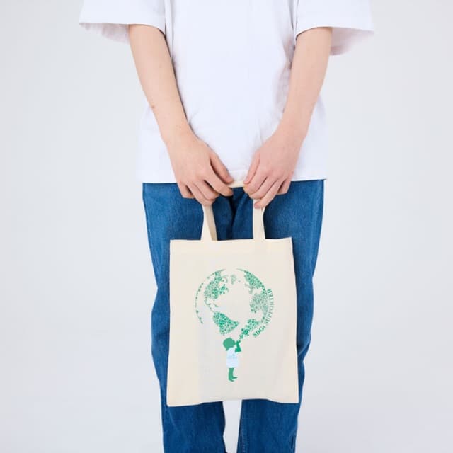 オーガニックデイリーフラットトート｜トートバッグ