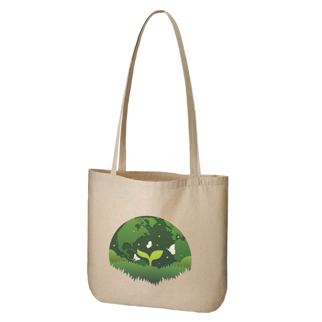 再生シャンブリックショルダートート