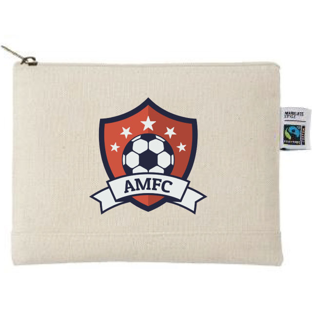 フェアトレードキャンバスフラットポーチ（S）