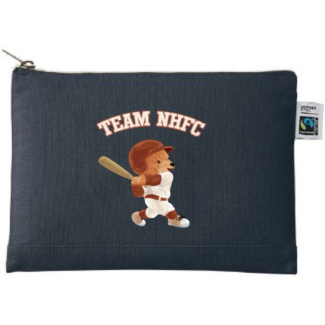 フェアトレードキャンバスフラットポーチ（M）｜トートバッグ