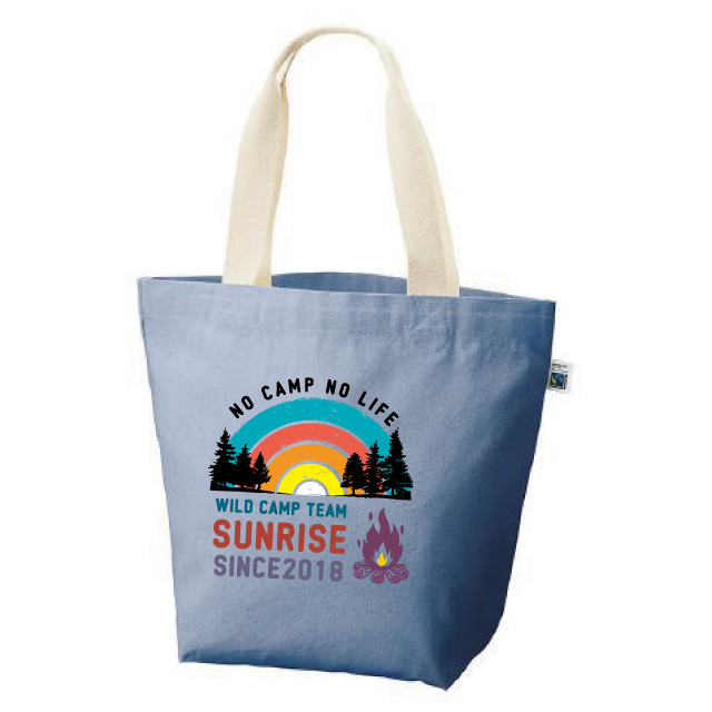 フェアトレードキャンバスポケットトート（L）