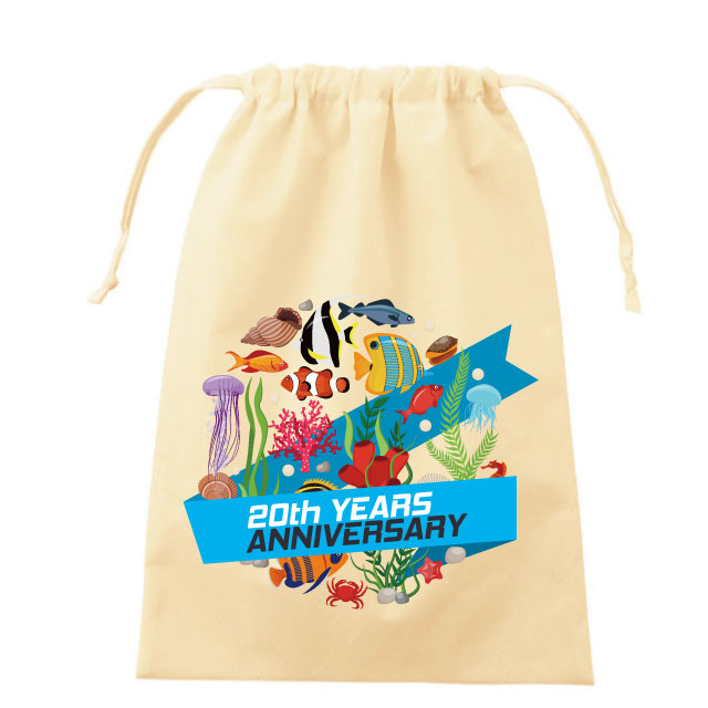 不織布巾着（L）