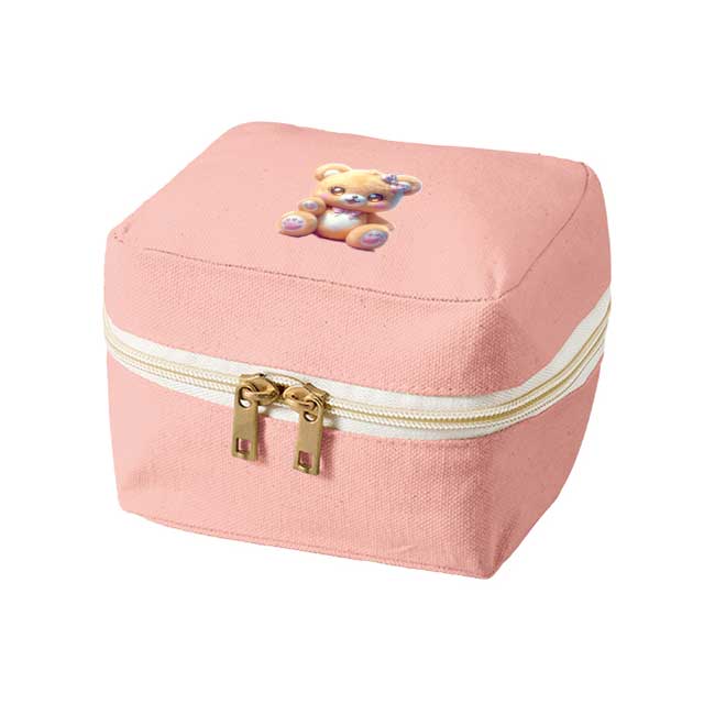 キャンバススクエアファスナーポーチ（S）