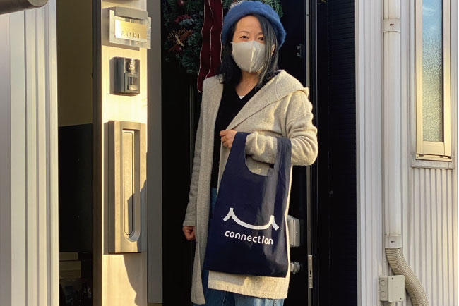 厚手コットンマルシェバッグ（Ｍ）の作成事例