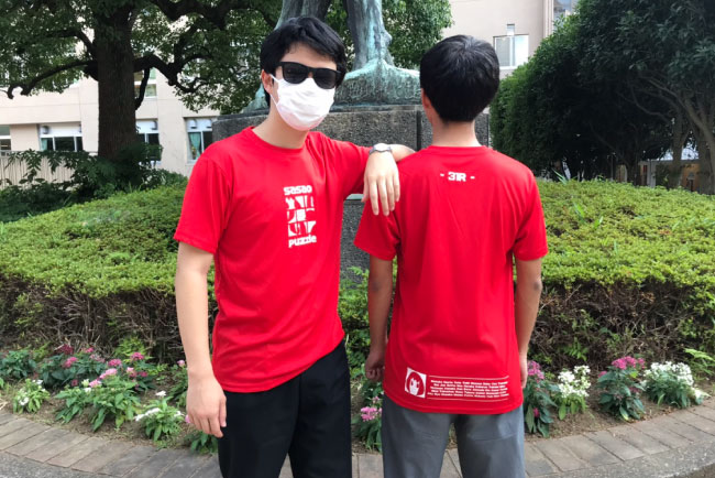 スポーツドライTシャツの作成事例