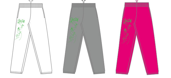 カラフルライトスウェットパンツの商品レビュー画像