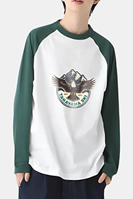 ラグランロングスリーブ Tシャツの商品画像