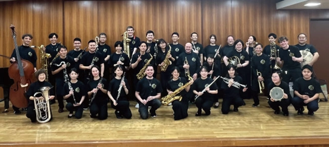 マルチフォニックス吹奏楽団様 スピードドライTシャツの着用イメージ