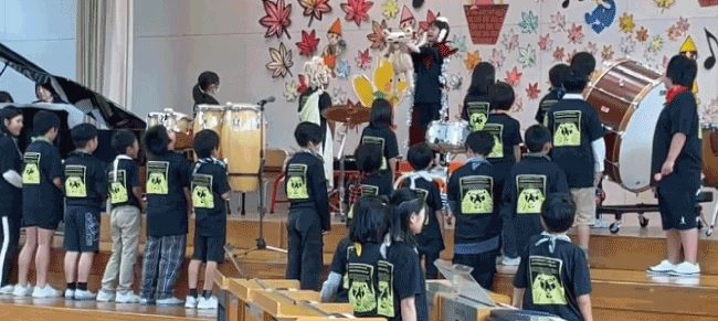 ［長野県］東小学校様 スポーツドライTシャツの着用イメージ